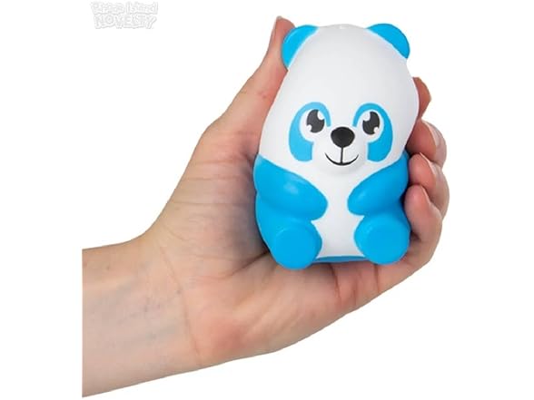 3.75 Inch Squish and Stretch Panda Toy – 12 Count