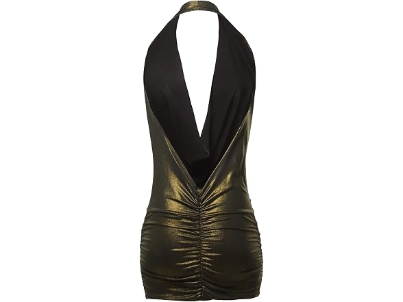 Made By Emma Women (M) Sexy Halter Neck Mini Dress