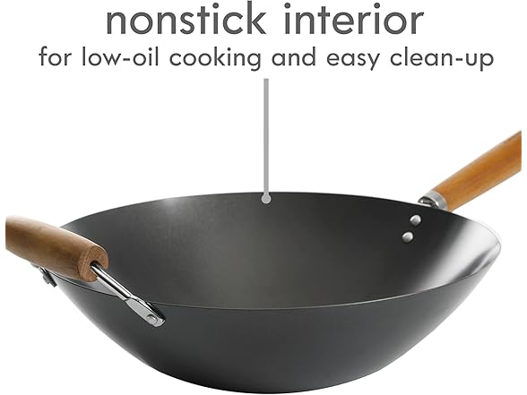 Kenmore Carbon Steel Wok 14in