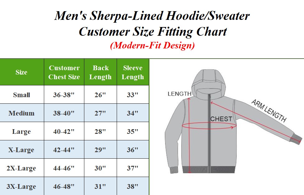 3-Pack Men's Sherpa-Lined Hoodie (S-2XL) - Gallery 8