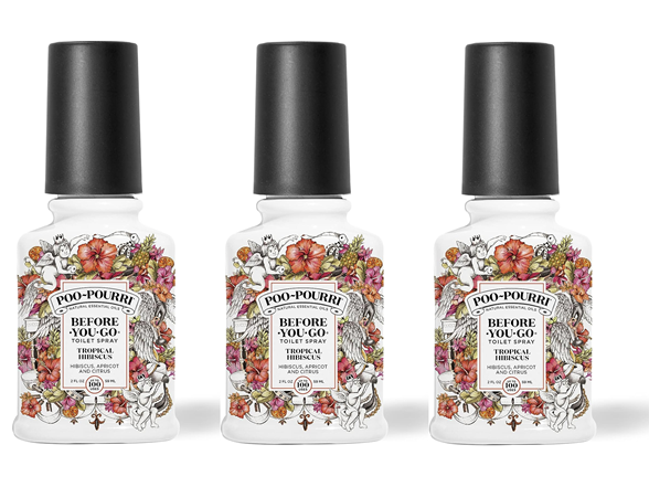 3Pk Poo-Pourri Spray Tropical Hibiscus
