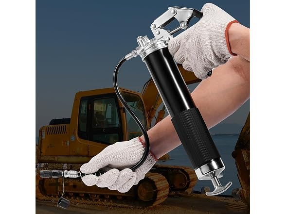 Pistol Grip Grease Gun, 6000 PSI, 14 OZ / 400