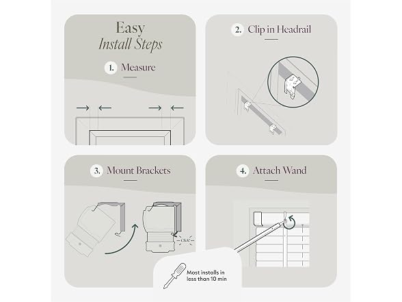 CHICOLOGY Cordless Mini Blinds for Indoor, 27" W x 48" H