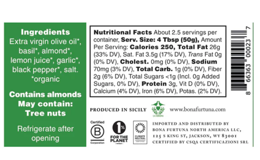 (4pk) Bona Furtuna Organic Pestos Variety - Gallery 14