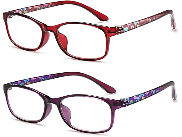 Women's Blue Light Reading Glasses 2-PK