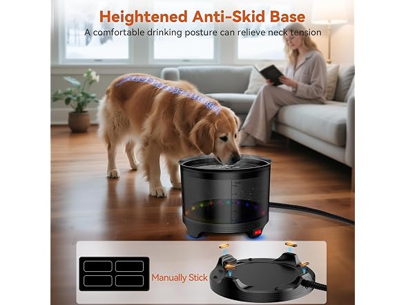 UPSKYPET 5.5L Heated Water Bowl