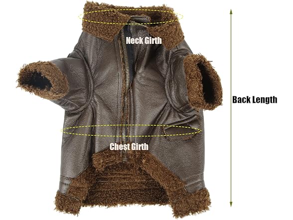 Pet Leather Jacket, Wear and Water Fashionab