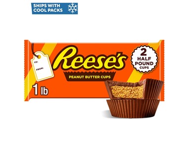 $14.99, Was $19.90, 24% Off! Reeses Half Pound Peanut Butter Cups 16 oz dealfomo
