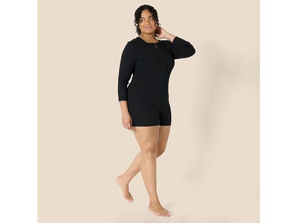 Amazon Essentials Women Cozy Cotton Blend Romper