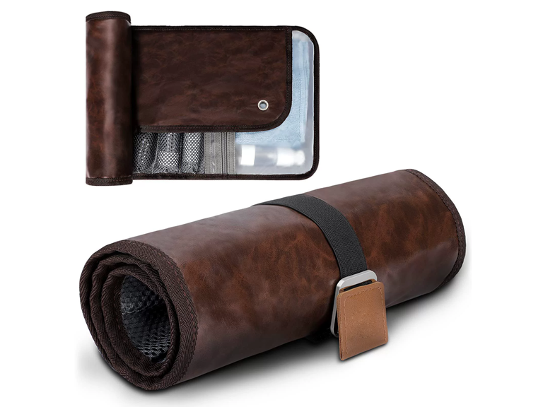 BENE BENE-MENSTOIL-BRWN Men’s Travel Toiletry Bag – Co