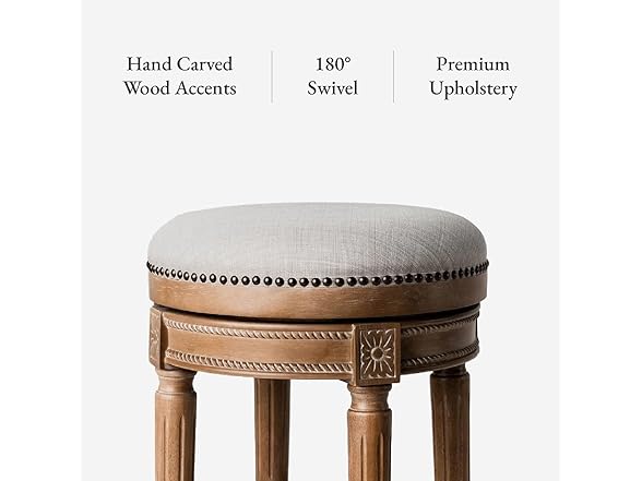 Maven Lane Pullman 31" Backless Barstool
