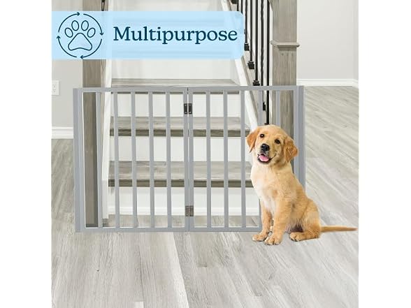 PETMAKER Pet Gate, 4 Panel Freestanding Dog