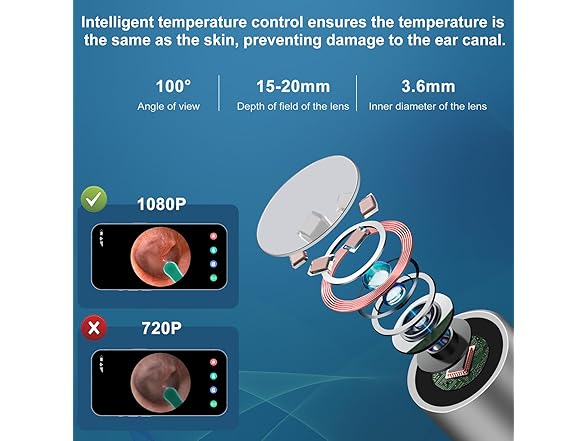 1080P HD Wifi Ear Cleaning Camera