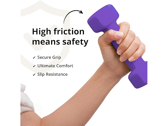 Portzon Weights Dumbbells 10LB, Pair