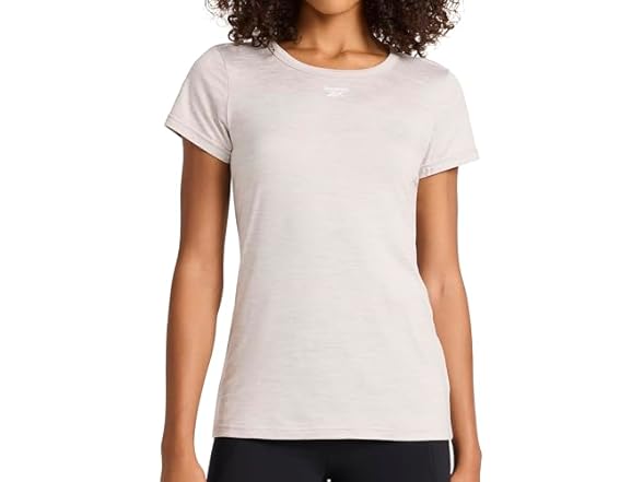 Reebok Women (S) Off Charts Slim Crewneck T-shirt