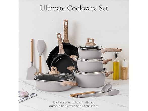Country Kitchen Pots and Pans Set