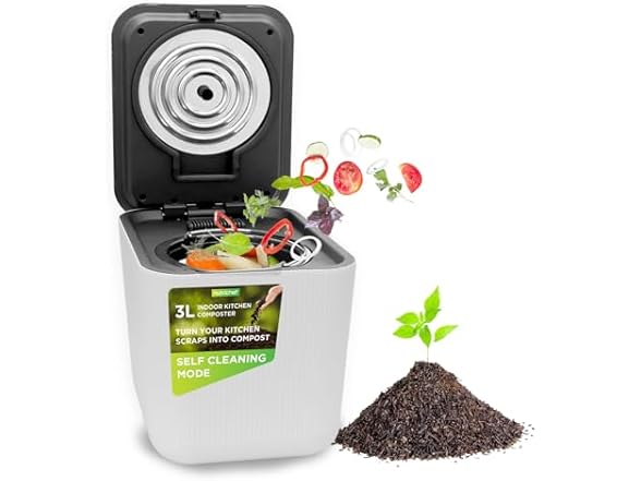Nutrichef 3L Electric Kitchen Composter