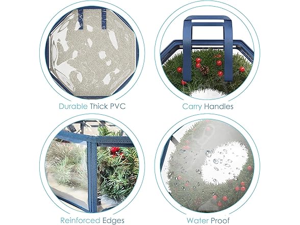 Hearth & Harbor Wreath Storage Container