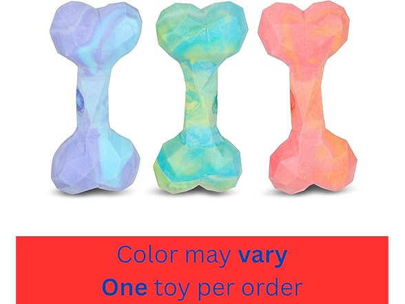 Bow Wow Pet Ombre Geo Bone Dog Chew Toy