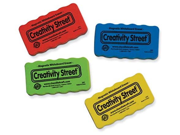 Creativity Street Chalk and Whiteboard Erasers