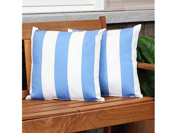Sunnydaze Indoor and Outdoor Decorative Throw Pillow Covers