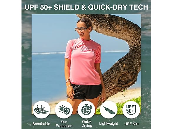 Kanu Surf Women's Juliette Pink Rashguard (XL)