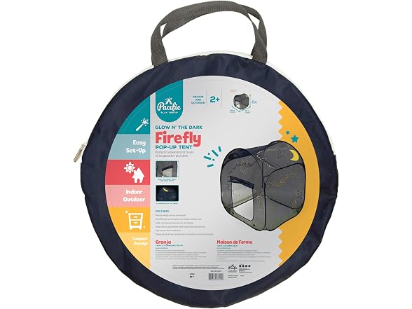 Pacific Play Tents Firefly Glow n’ The Dark Pop-up Tent