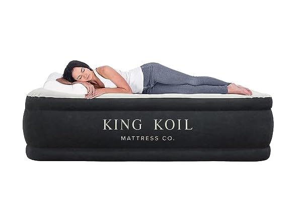 King Koil Plush Pillow Top Luxury Twin Air Mattress