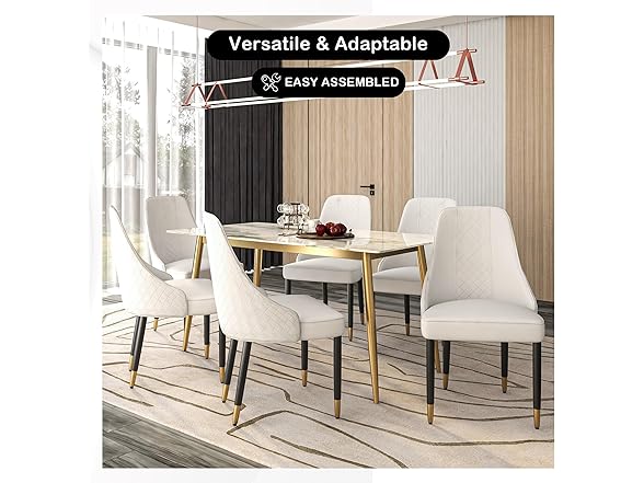 LeisureMod Allure Chair Set of 2