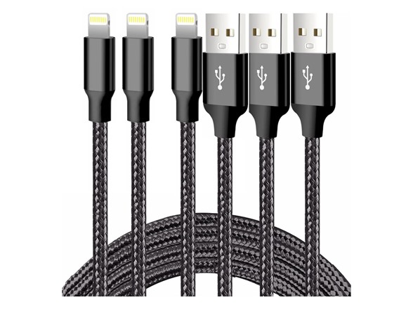 Braided Tangle-Free Lightning Cable - Gallery 8