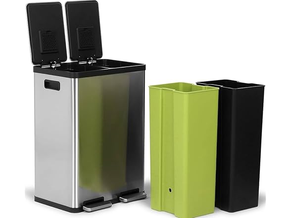 Simpli-Magic 16 Gallon Rectangular Trash Can