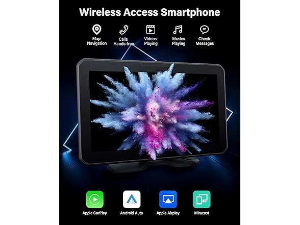 7" CarPlay Screen w/ Mirror Link