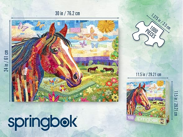 Springbok Patchwork Pony 1000 Piece Puzzle