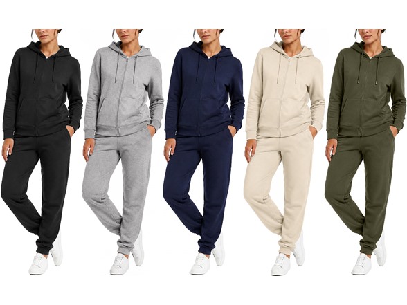 Womens F/T Hoodie & Jogger Set