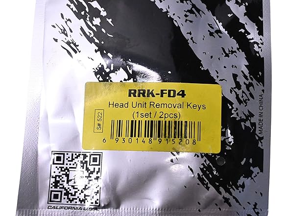 Xscorpion Head Unit Removal Keys