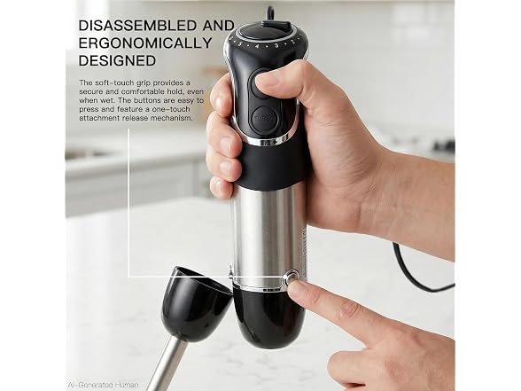 MEGAWISE Immersion Hand Blender, 800W 