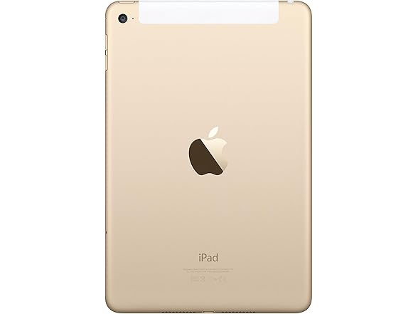 Apple iPad Mini 4 32gb Gold WiFi + Cellular Unlocked (Renewed) (Open Box)