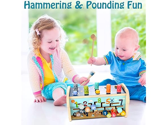 KIDWILL Wooden Pounding Toy
