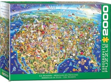 $16.99, Was $34.50, 50% Off! US Wonders, 2000 Piece Puzzle dealfomo