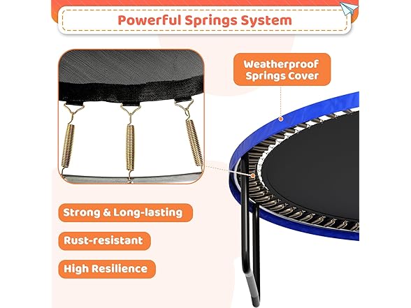 Zevemomo Outdoor Trampoline 12FT