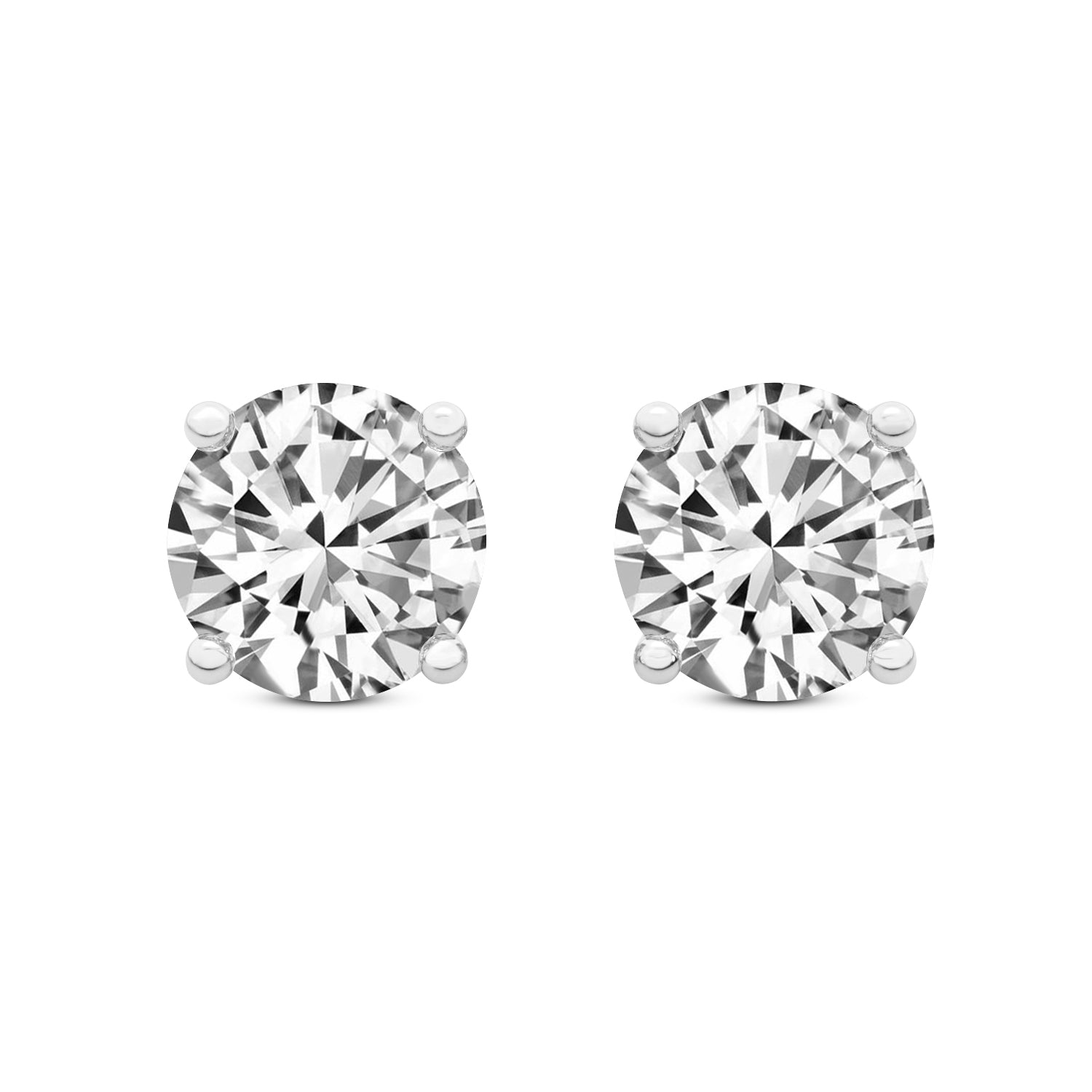 Sterling Silver Stud Earrings - Gallery 6