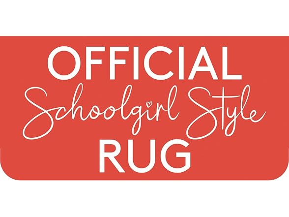 Rainbow Scallop Border Educational Area Rug