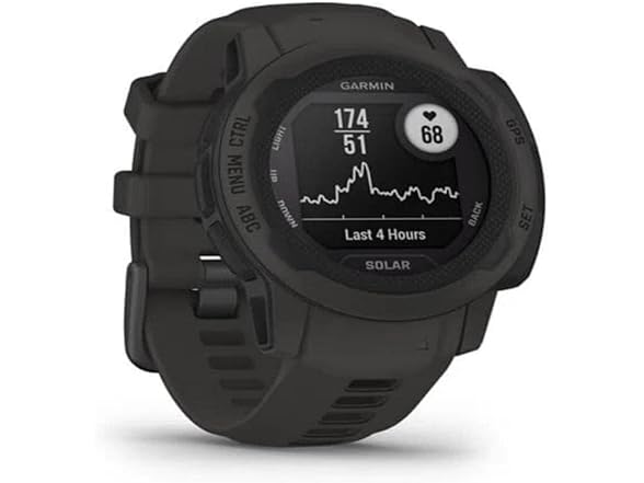Garmin Instinct 2S Solar Rugged GPS Smartwatch, Graphite (Open Box)