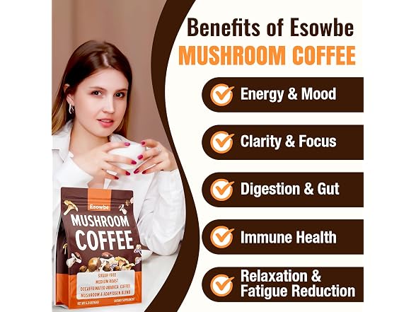 Esowbe 23 IN 1 Mushroom Coffee 5.3 oz