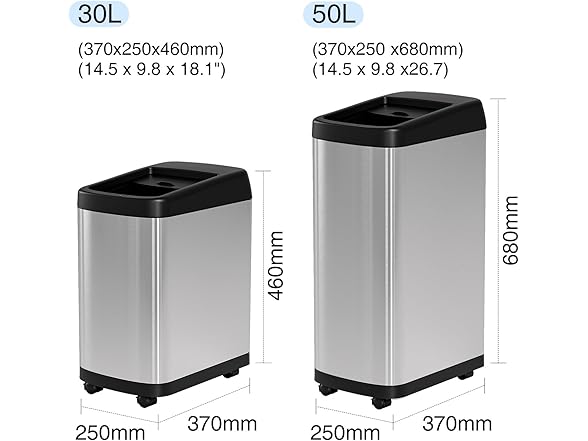 ELLO&ALLO 13gal Sensor Trash Can