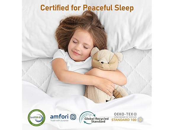 Glendan Firm Mattress Topper King: 3 Inch High Density Foam (Open Box)