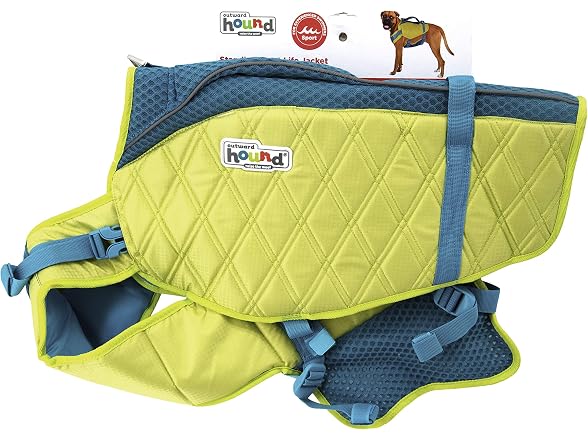 Outward Hound Standley Sport Green Lifejacket