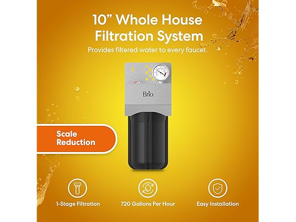 Water Filter System 5 Micron 50000 Gal