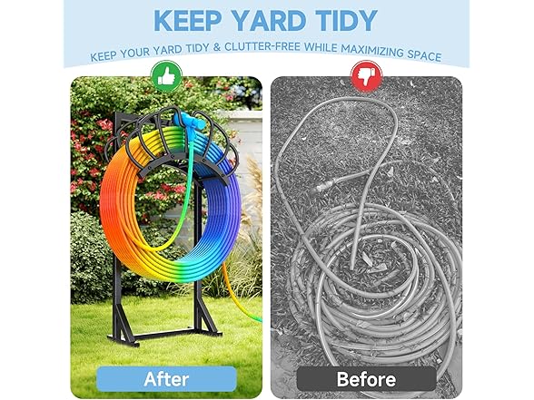 COZEER Garden Hose Holder for Outside