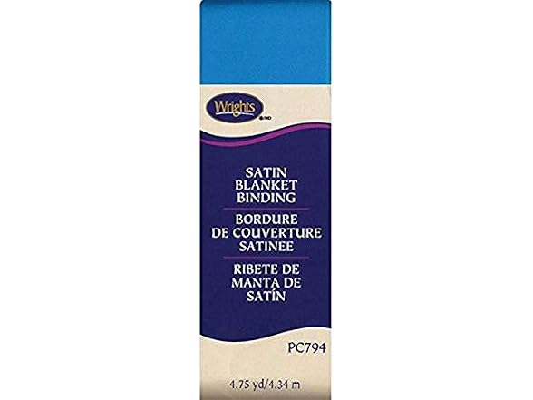 Wrights Single Fold Satin Blanket Binding,